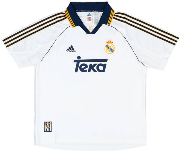 2024人気の 1999-00 #14 J.M.Guti Shirt Home Reissue adidas Madrid Real 記念グッズ