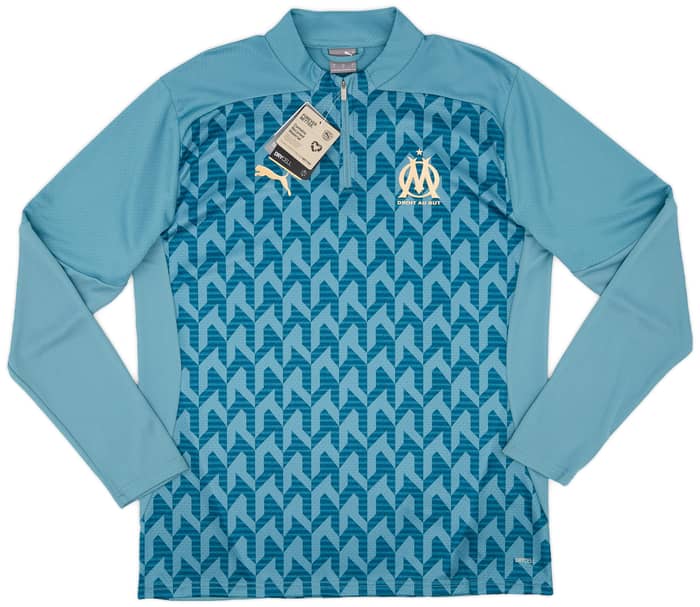 2024-25 Olympique Marseille Puma Pre-Match 1/4 Zip Training Top