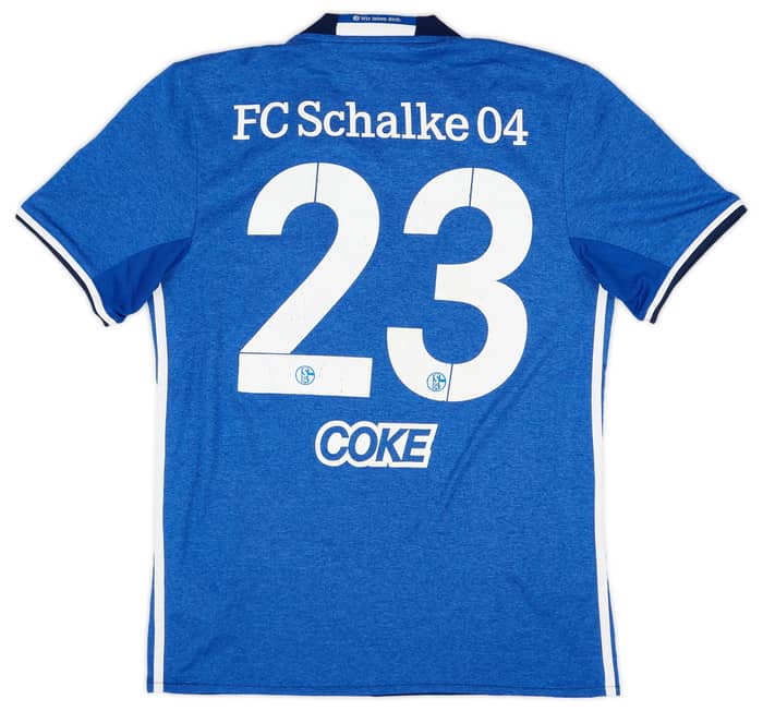 2016-18 Schalke Home Shirt Coke #23 - 6/10 - (S)
