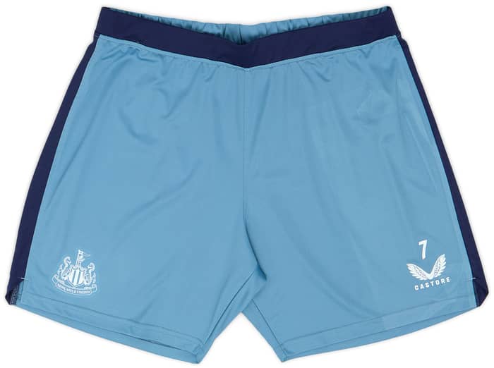 2023-24 Newcastle Player Issue Training Shorts # - 5/10