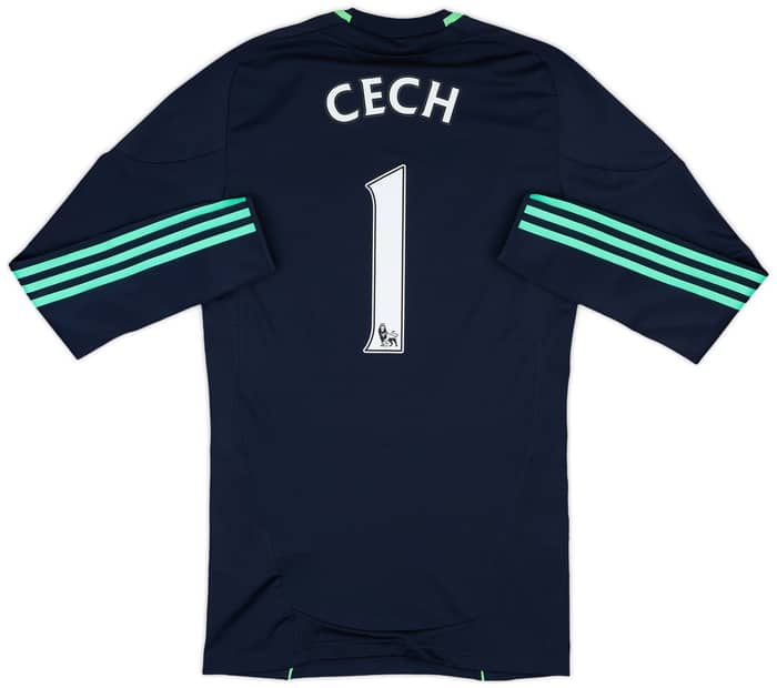2009-10 Chelsea TechFit Player Issue GK Shirt Cech #1 - 10/10 - (L)