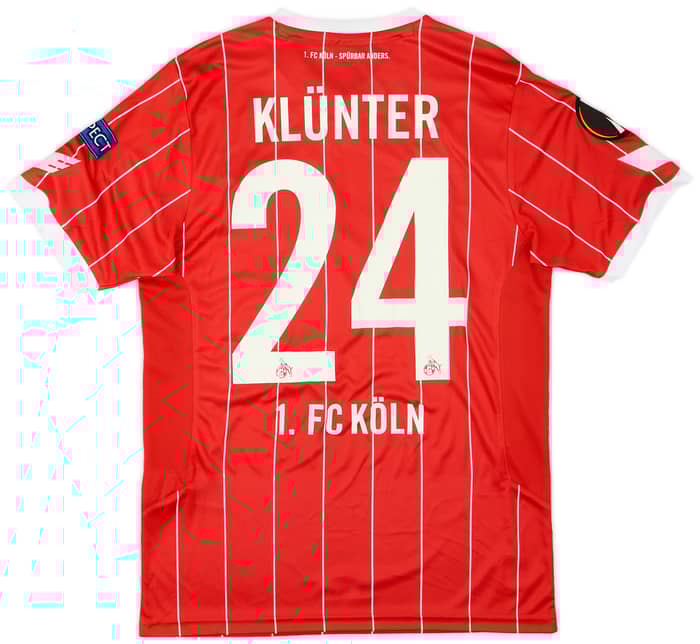 2017-18 FC Koln European Home Shirt Klunter #24 (S)