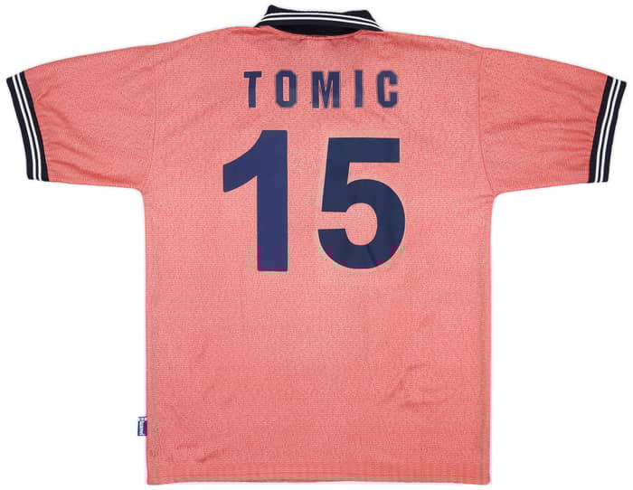 2000-01 Alaves Match Worn UEFA Cup Away Shirt Tomic #15
