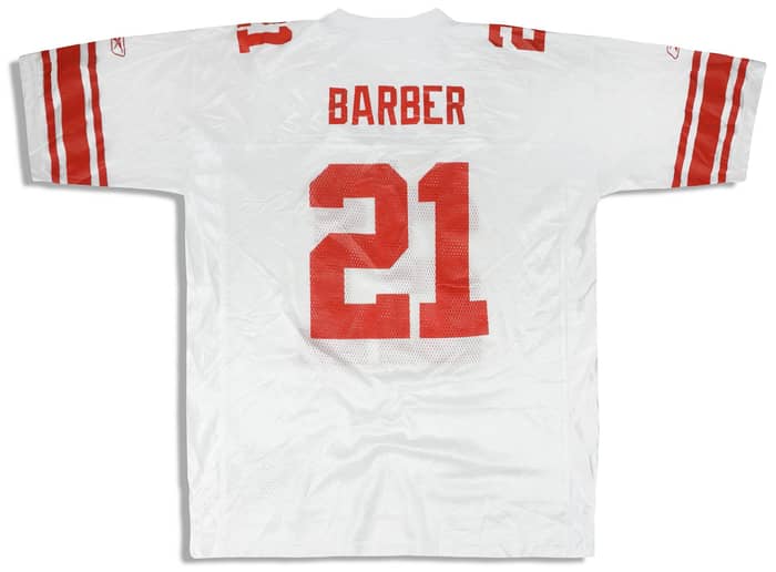 2005-06 New York Giants Barber #21 Reebok On Field Jersey (Away) Y