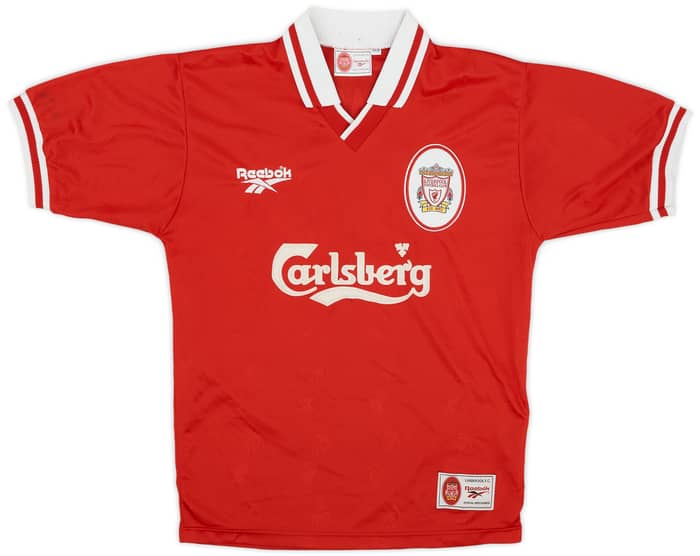 1996-98 Liverpool Home Shirt Owen #18 - 8/10 - (S)