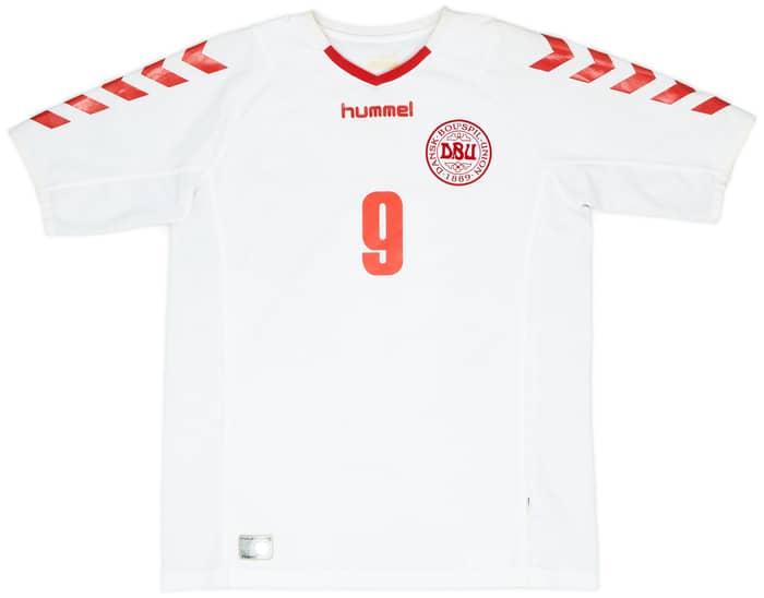 2003-04 Denmark Away Shirt Tomasson #9 - 7/10 - (L)