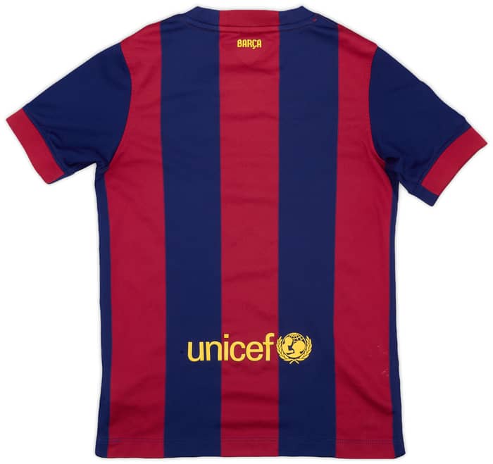 2014-15 Barcelona Home Shirt - 7/10 - (S.Boys)