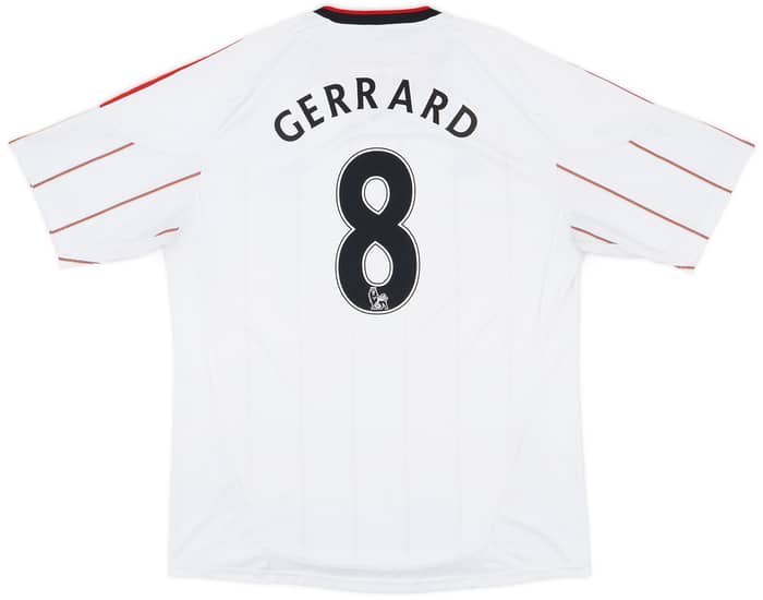 2010-11 Liverpool Away Shirt Gerrard #8 - 6/10 - (XL)