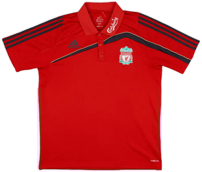 2009-10 Liverpool adidas Polo Shirt - 6/10 - (L/XL)