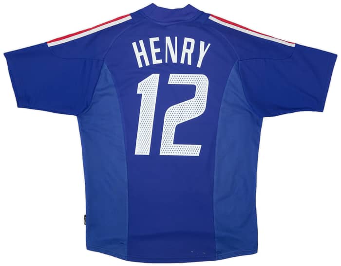 2002-04 France Home Shirt Henry #12 - 6/10 - (M)