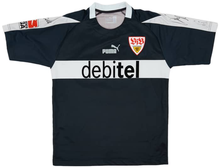 2002-03 Stuttgart Match Issue Signed Away Shirt Tiffert #13