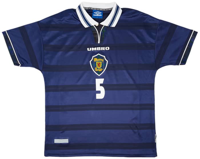 1998-00 Scotland Home Shirt Hendry #5