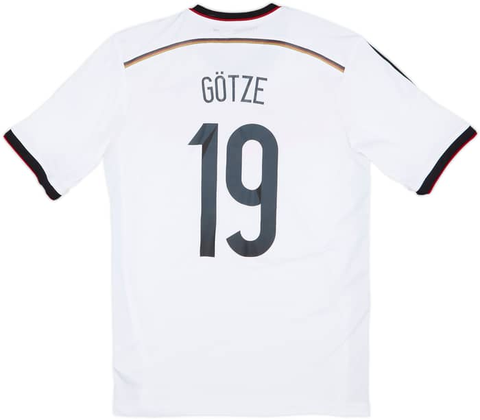 2014-15 Germany Home Shirt Gotze #19 - 8/10 - (L)