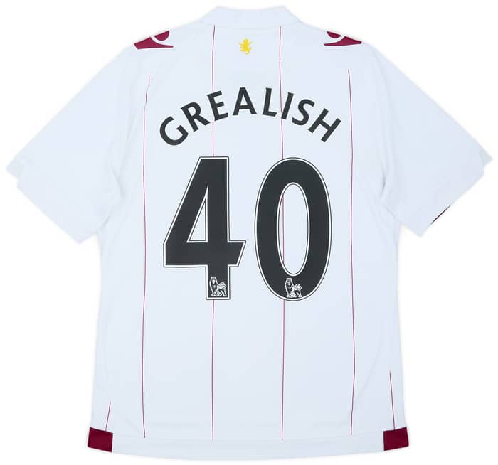 2014-15 Aston Villa Away Shirt Grealish #40 - 9/10 - (Women's M)