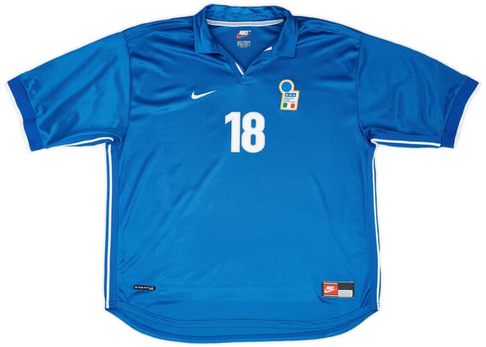 1997-98 Italy Home Shirt Baggio R. #18