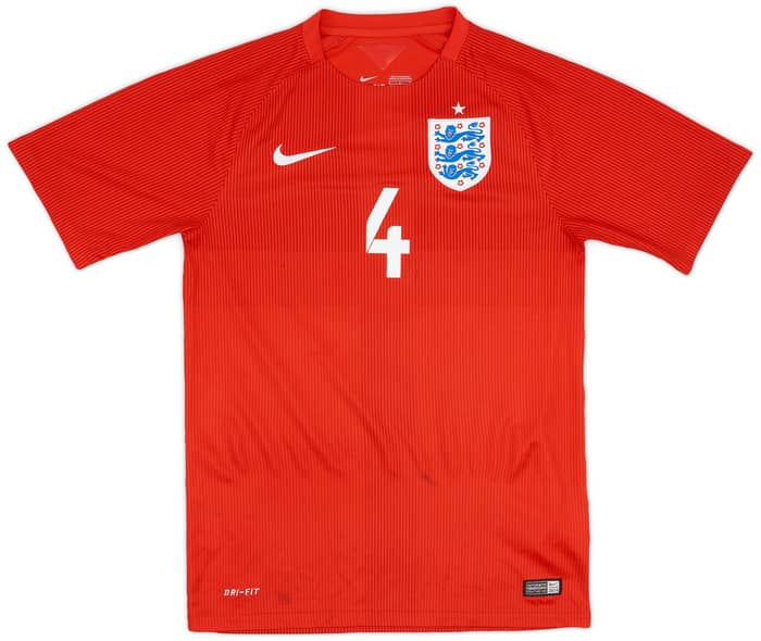 2014-15 England Away Shirt Gerrard #4 - 6/10 - (S)