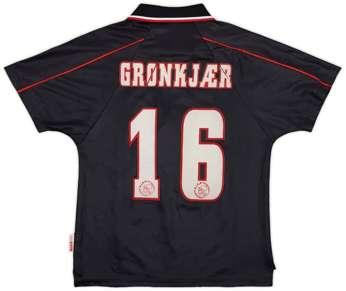 1998-99 Ajax Away Shirt Gronkjaer #16 - 6/10 - (L.Boys)