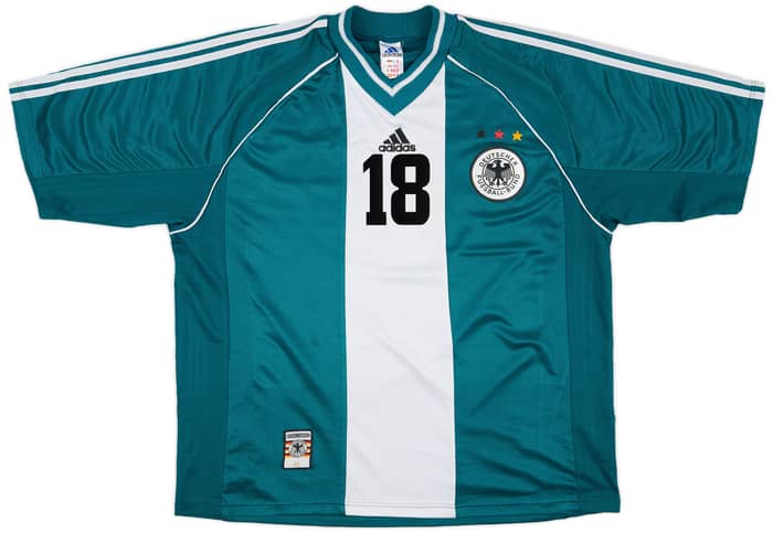 1998-00 Germany Away Shirt Klinsmann #18 - 8/10 - (XL)