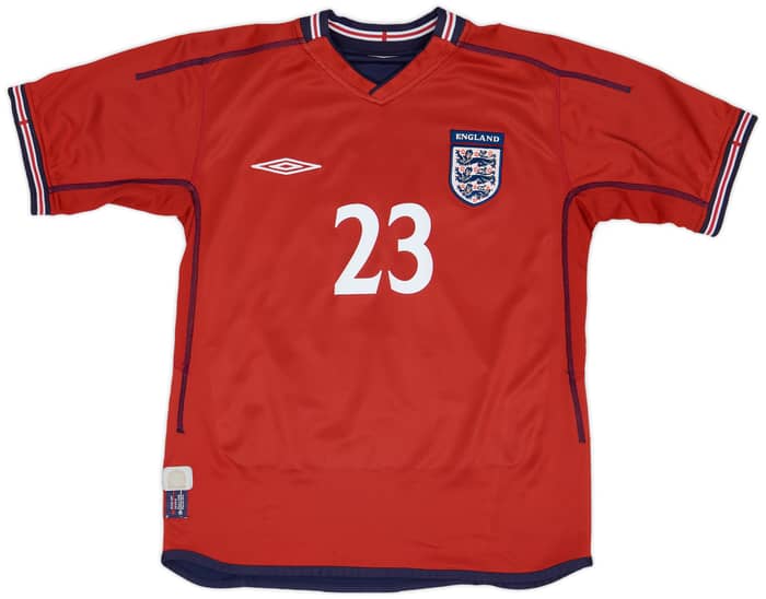 2002-04 England Away Shirt Rooney #23 - 9/10 - (XL.Boys)