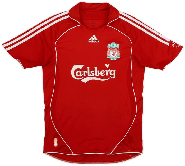 2006-08 Liverpool Home Shirt Alonso #14 - 6/10 - (S)