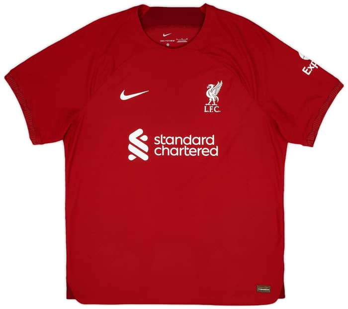 2022-23 Liverpool Authentic Home Shirt M.Salah #11 - 10/10 - (XL)