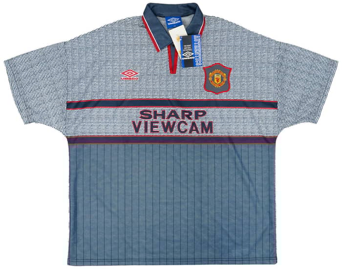 1995-96 Manchester United Away Shirt Beckham #24 (XXL)