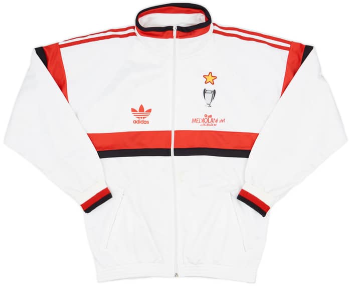 1990-92 AC Milan adidas Track Jacket - 6/10 - (L)