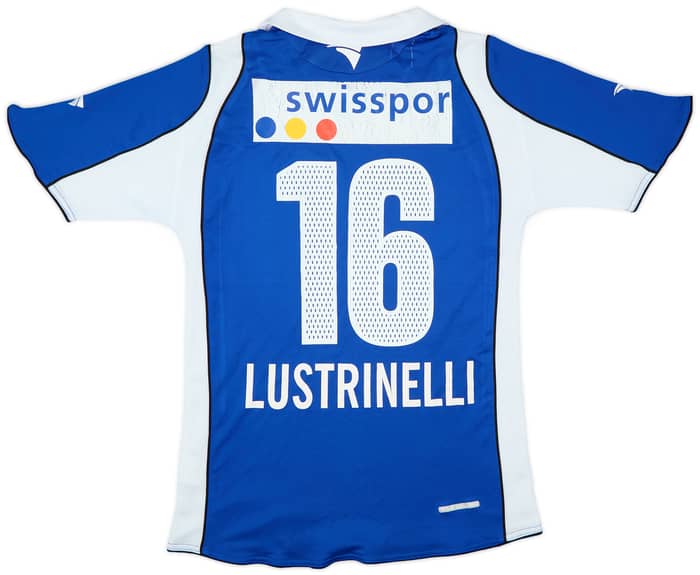 2007-08 FC Luzern Home Shirt Lustrinelli #16 - 7/10 - (S)