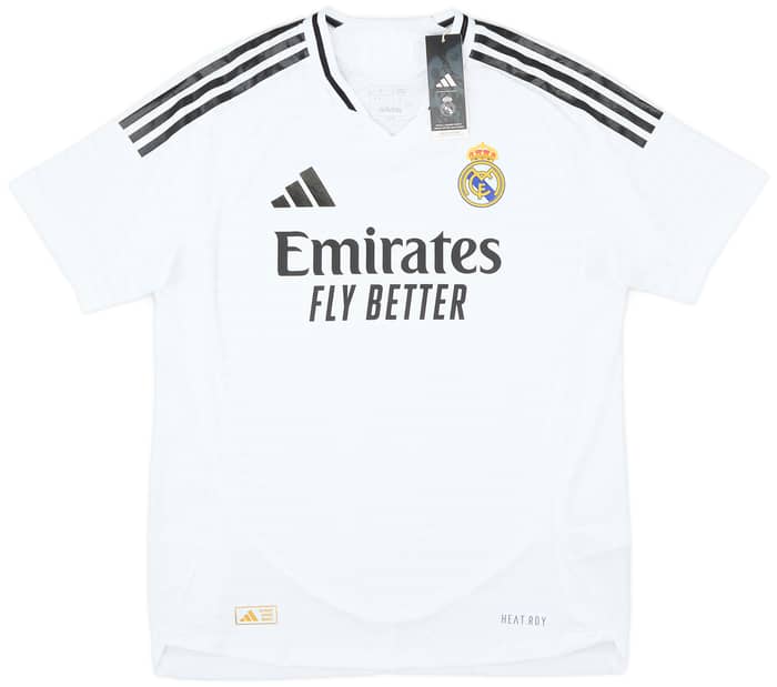 2024-25 Real Madrid Authentic Home Shirt