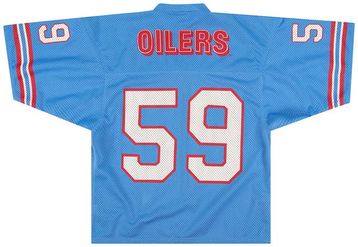 1990-95 Houston Oilers #59 Pro One Training Jersey L