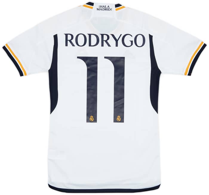 2023-24 Real Madrid Home Shirt Rodrygo #11 (XS)