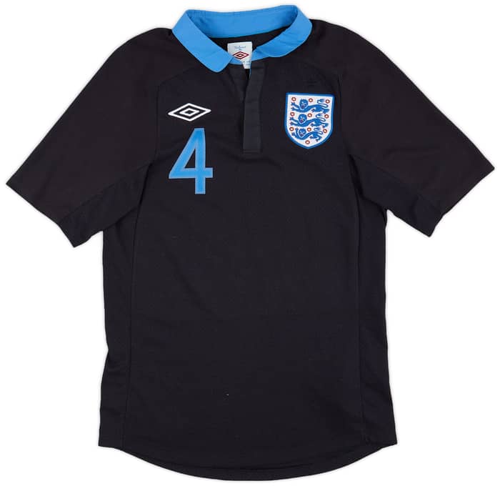 2011-12 England Away Shirt Gerrard #4 - 7/10 - (XS)