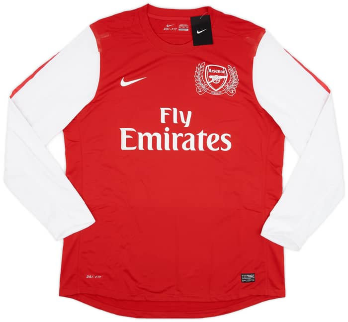 2011-12 Arsenal Player Issue Home L/S Shirt Henry #12 (XXL)