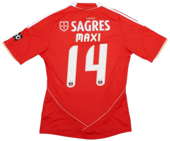 2011-12 Benfica Home Shirt Maxi #14 - 4/10 - (S)
