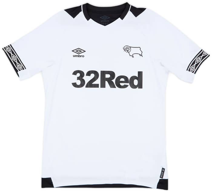 2018-19 Derby County Home Shirt Mount #8 - 8/10 - (S)