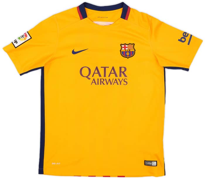 2015-16 Barcelona Away Shirt - 9/10 - (XL.Boys)