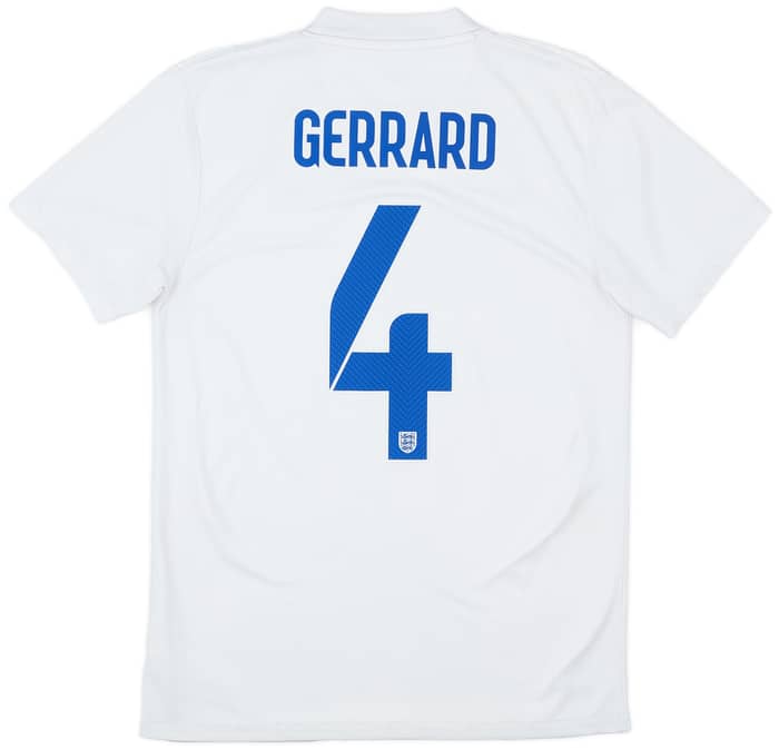 2014-15 England Home Shirt Gerrard #4 - 6/10 - (S)