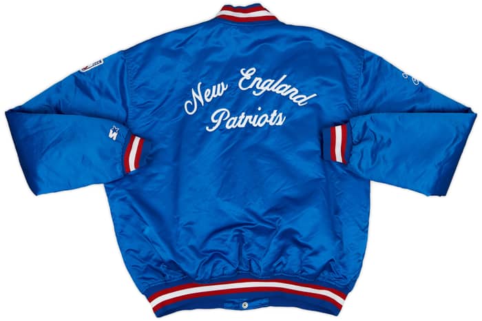 1980s New England Patriots Starter Satin Varsity Jacket - 8/10 - (XL)