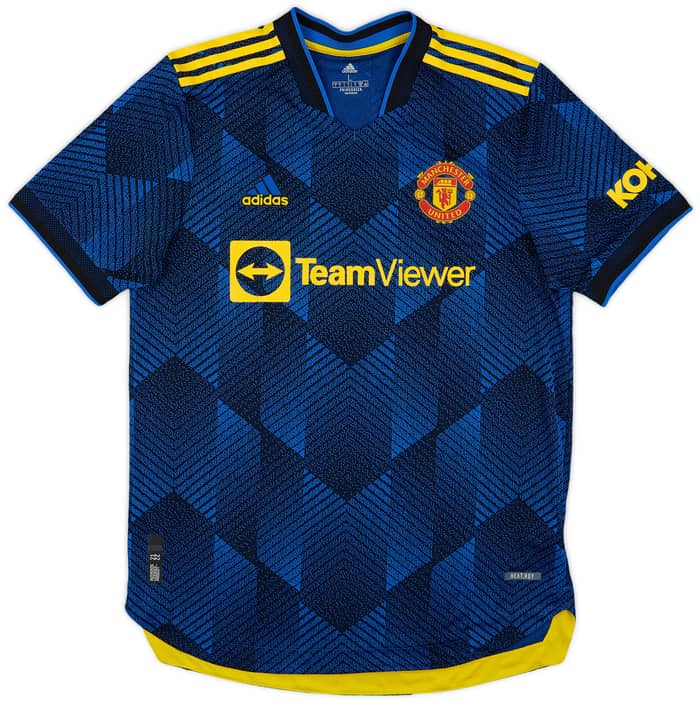 2021-22 Manchester United Authentic Third Shirt Martial #9 - 9/10 - (L)