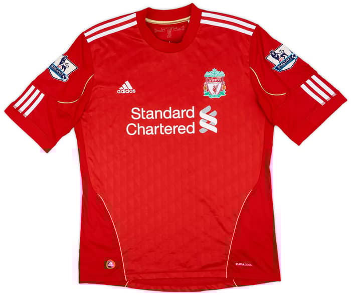 2010-12 Liverpool Home Shirt Cole #10 - 7/10 - (L)