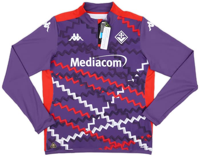 2024-25 Fiorentina Kappa 1/4 Zip Pre-Match Top
