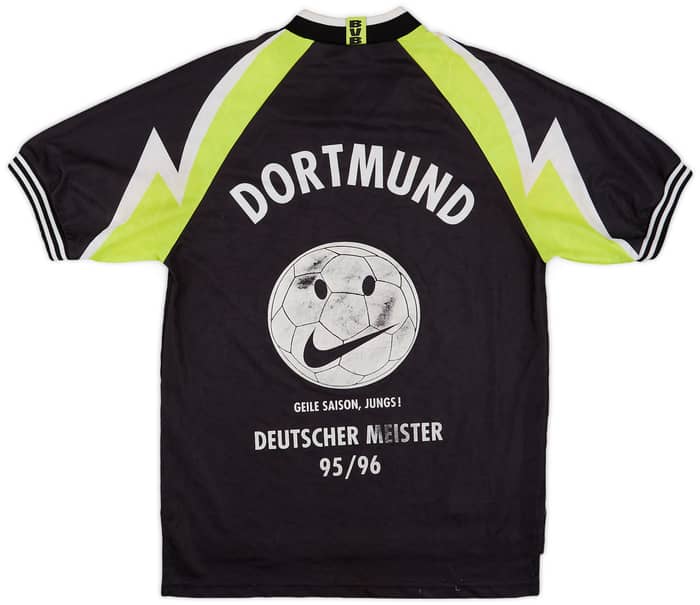 1995-96 Borussia Dortmund 'Deutscher Meister' Away Shirt - 6/10 - (S)