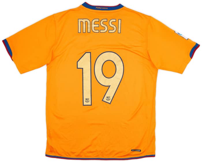 2006-08 Barcelona Away Shirt Messi #19 - 8/10 - (M)