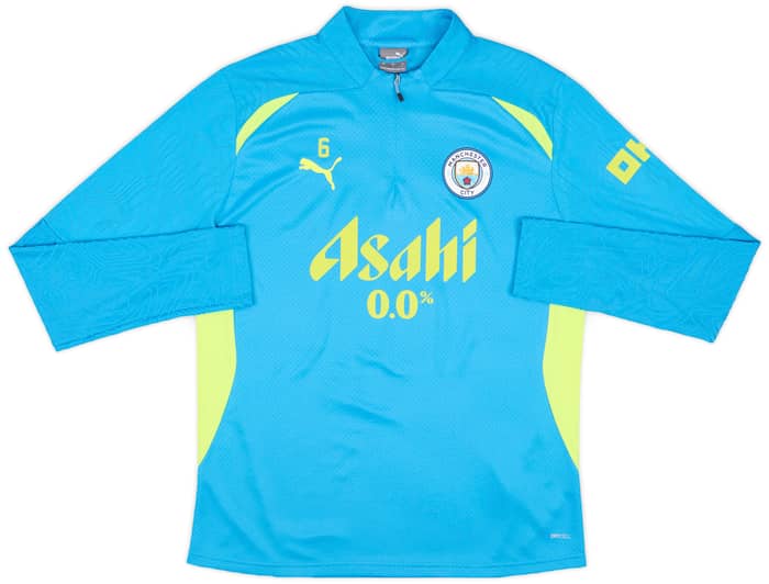 2024-25 Manchester City Player Issue 1/4 Zip Training Top # - 7/10