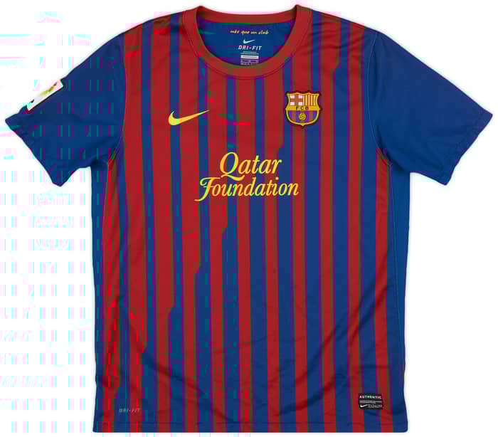 2011-12 Barcelona Home Shirt - 7/10 - (XL.Boys)