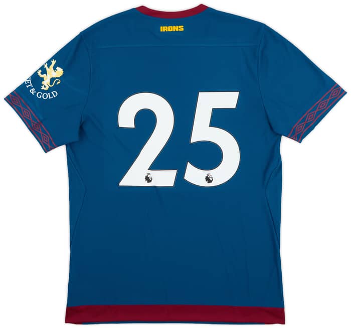 2018-19 West Ham Match Issue Away Shirt #25 (Balbuena)