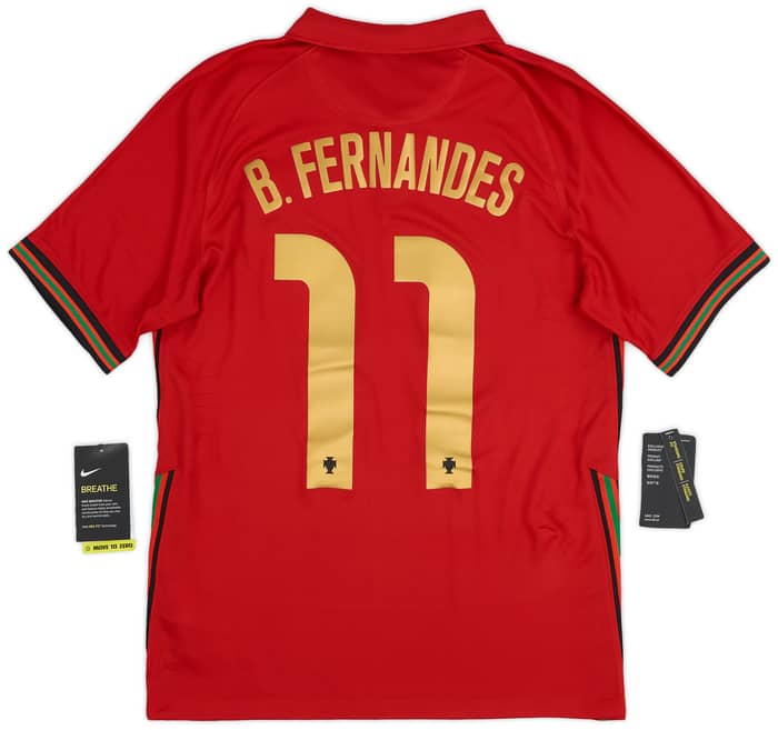 2020-21 Portugal Home Shirt B. Fernandes #11 (S)