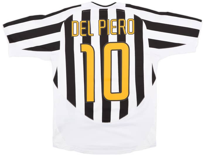 2003-04 Juventus Home Shirt Del Piero #10 - 8/10 - (S)