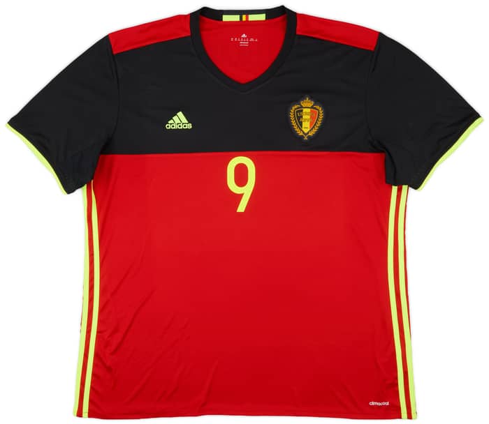 2016-17 Belgium Home Shirt Lukaku #9 - 9/10 - (XXL)