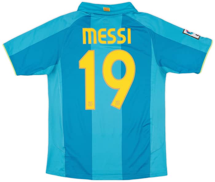 2007-09 Barcelona Away Shirt Messi #19 - 5/10 - (S)